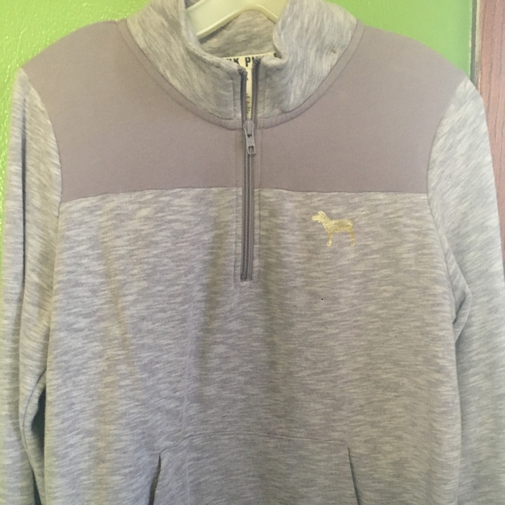 PINK half zip up